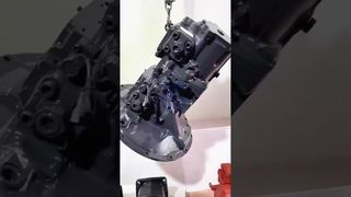 setiap langkah pompa hidrolik Komatsu PC360-7 transparan? #komatsu #pompa hidrolik