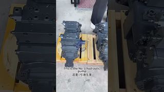 【Pemotretan di Lokasi Pengiriman 2 Unit Pompa Hidrolik Komatsu PC1250-8?】#hydraulicpump #PC1250-8