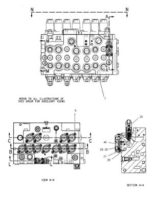 TQ314C E314 Excavator Main Control Valve 206-3338 2063338 Durable