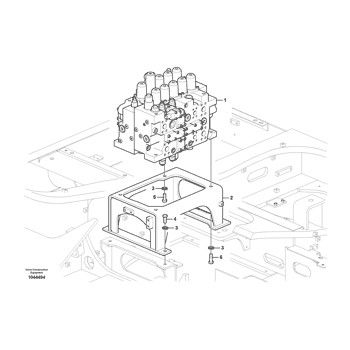 Volvo EC380D Excavator Main Control Valve VOE14667843 VOE14670038