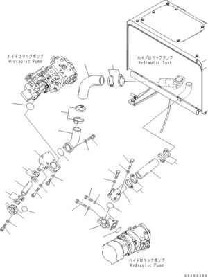 708-1W-00960 708-1W-00850 708-1W-03710 For Komatsu WA450-6 WA470-6 WA480-6 Hydraulic Piston STEERING PUMP