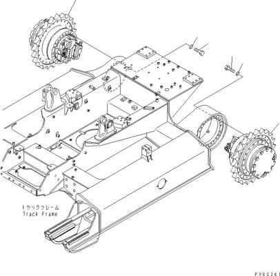 11Y-27-10301 11Y-27-10401 For Komatsu Bulldozer D31EX-21 D37EX-21 D37PX-21 Travel Assembly Final Drive Travel Motor