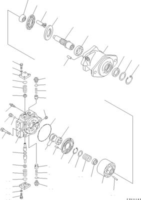 708-7L-00040 708-7L-11111  For Komatsu D65EX-15 D65EX-15E0 D61PX-15 D65WX-15 Bulldozer Hydraulic  PUMP Aftermarket