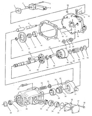 6E5965 CA6E5965 6E-5965 0R7670 For CAT D4H XL D5M TRACK-TYPE TRACTOR Hydraulic Main Pump Piston Pump PUMP ASSY PUMP GP-PISTON Aftermarket High Quality Original