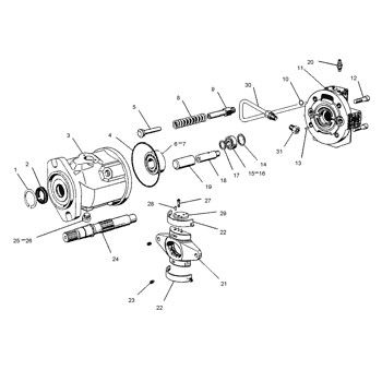 1003259 CA1003259 0R9645 100-3259 For TQCAT 416B 426B 428B 436B 438B Backhoe Loader Hydraulic Main Pump Piston Pump PUMP ASSY PUMP GP-PISTON Aftermarket High quality Original