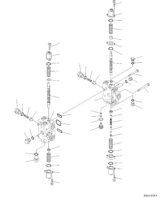 700-82-84001 700-92-35000 For Komatsu WA300-3A WA320-5 WA380-5 WHEEL LOADERS Hydraulic Main Control Valve  Construction Machinery Parts Aftermarket High quality Original