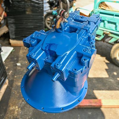 Pompa hidraulik penggali biru A8VO107 A8VO140 A8VO160 A8VO200 Untuk TQ Doosan Sanyi