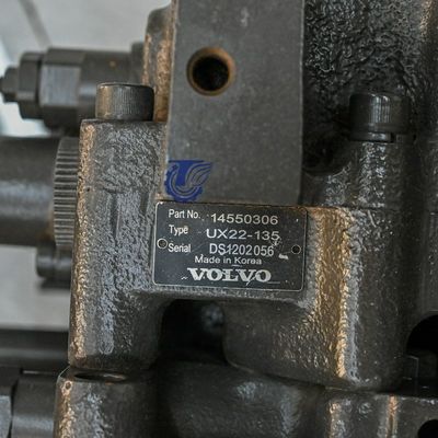 EC135B EC140B Excavator Hydraulic Valve, VOE14550306 Volvo Excavator suku cadang