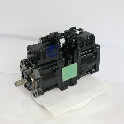 Hitam tahan lama KAWASAK Pompa Hidraulik, K3V63DTP-OE02 Excavator Bagian Pompa Hidraulik