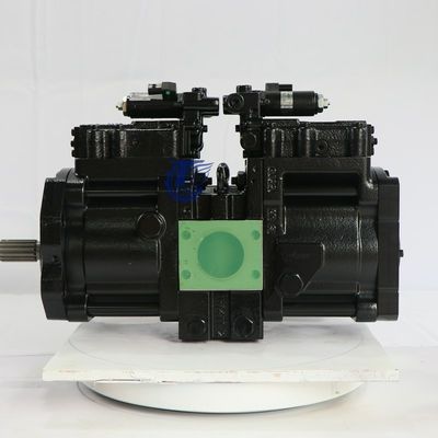 Hitam tahan lama KAWASAK Pompa Hidraulik, K3V63DTP-OE02 Excavator Bagian Pompa Hidraulik