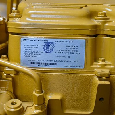 Mesin Excavator Industri Warna Kuning awet Untuk TQ C15