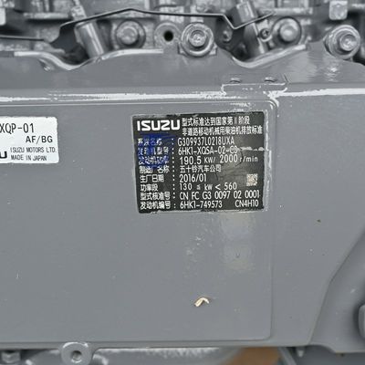 Isuzu 6HK1 Mesin Excavator 4686923 4675659 YA00037173 YA00009404 Untuk ZX330 ZX330-3