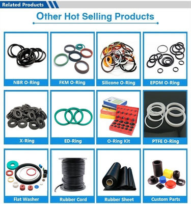 Karet Nitril Silikon O Ring Seal Stabil NBR FKM Bahan EPDM