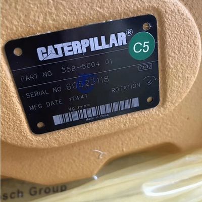 CAT307E Excavator Hydraulic Main Pump 358-5004 3585004 Kondisi Baru Dipakai Gear Piston Pump Retail Industries Caterpillar