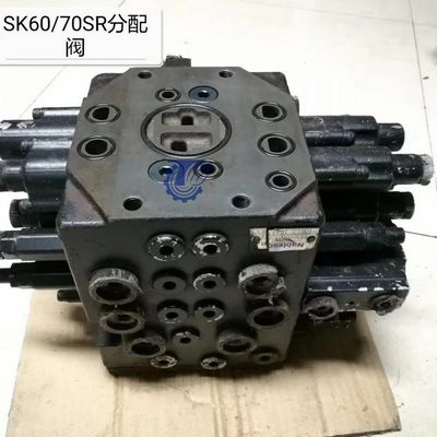 Katup Kontrol Kobelco 60SR 70SR Katup Distribusi Suku Cadang Hidrolik Perbaikan Mini Excavator