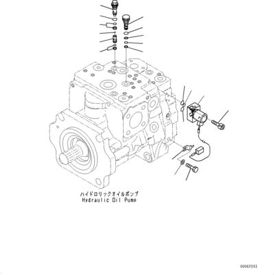 708-1g-00060 708-1g-01060 708-1g-04310 Untuk Komatsu Wa470-6 Wa480-6 Piston Hidrolik Pompa Utama Pompa Loader Asli