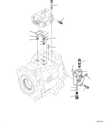 708-1W-00741 708-1W-01741 708-1W-01881 Untuk Komatsu WA380-6 WA430-6 Pompa Wheel Loader Pompa minyak hidrolik