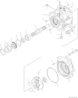 708-1S-00940 708-1S-01940 708-1S-00920 Untuk Komatsu WA380 WA430 WA450 WA470 WA480-6 Pompa FUN Hidraulik