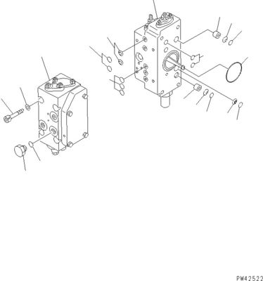 708-45-10204 708-4L-00910 708-45-11204 untuk Komatsu WA700-3 WA800-3 Pompa Hidrolik POMPA SAKLAR Asli Kualitas Tinggi