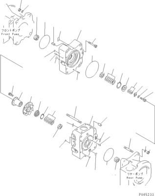 708-45-10204 708-4L-00910 708-45-11204 untuk Komatsu WA700-3 WA800-3 Pompa Hidrolik POMPA SAKLAR Asli Kualitas Tinggi