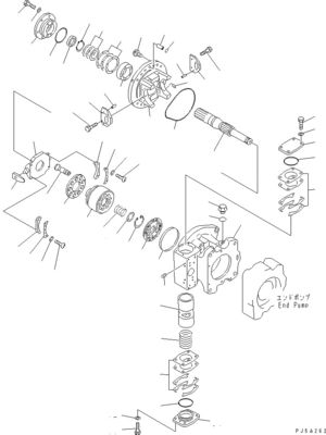 708-45-10204 708-4L-00910 708-45-11204 untuk Komatsu WA700-3 WA800-3 Pompa Hidrolik POMPA SAKLAR Asli Kualitas Tinggi