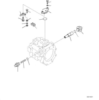 708-1W-90600 R7081W90600 708-1W-04222 708-1W-01632 Untuk Komatsu D475A-5EO pendingin hidrolik