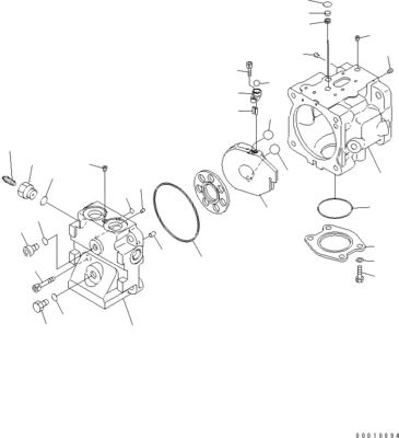 708-1W-00600 708-1S-00910 R7081S00910 R7081W00600 Untuk Komatsu D475A-5 Bulldozer pompa kipas hidrolik pompa piston asli