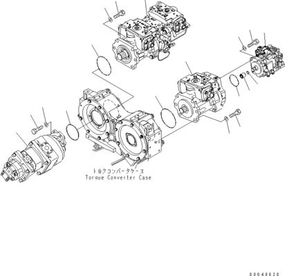 708-2G-00800 708-2G-00801 708-2G-01081 Untuk Komatsu Loader WA600-6 Pompa Hidraulik Pompa Piston Pompa Utama Pompa Kualitas tinggi
