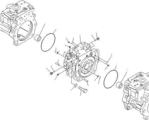 708-2G-00800 708-2G-00801 708-2G-01081 Untuk Komatsu Loader WA600-6 Pompa Hidraulik Pompa Piston Pompa Utama Pompa Kualitas tinggi