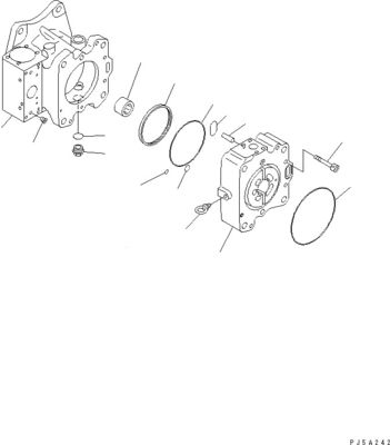 708-2L-00950 708-25-02044 708-2L-00951 708-2L-05420 Untuk Komatsu WA800-3 WA900-3 Pompa Loader Hidraulik Pompa Utama