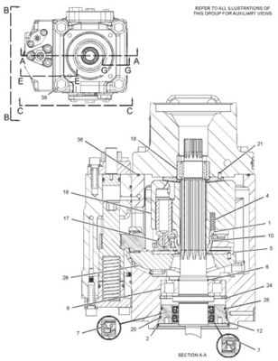 292-8767 10R7401 CA2928767 Untuk CAT LOADER 950H 962H IT62H PUMPA GP-PISTON hidraulik PUMPA MAIN Pasokan suku cadang kualitas tinggi