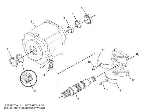 299-5790 20R3400 Untuk CAT Track D7R II D7R XR HPR135 PUMPA GP-PISTON IMPLEMEN KERUJUKAN hidraulik PUMPA MAIN Pasca pasar