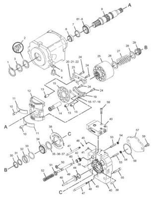 299-5790 20R3400 Untuk CAT Track D7R II D7R XR HPR135 PUMPA GP-PISTON IMPLEMEN KERUJUKAN hidraulik PUMPA MAIN Pasca pasar