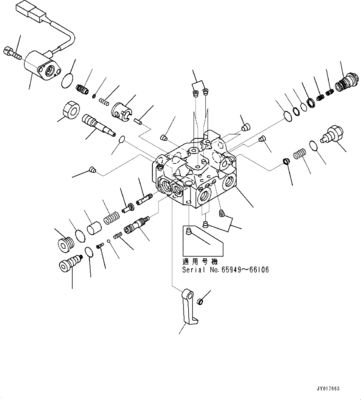 708-1W-00883 708-1W-00882 708-1W-00881 untuk Komatsu WA430-6 Pompa Hidrolik POMPA UTAMA POMPA LOADER Aftermarket Asli