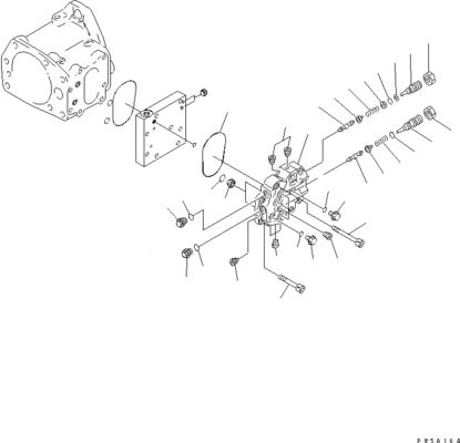 708-1L-00300 R7081L00300 708-1L-01310 708-1L-04010 Untuk Bulldozer Komatsu D275AX-5 POMPA PERALATAN KERJA Hidrolik Asli