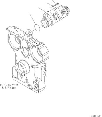 198-49-34100 Untuk Komatsu Bulldozer D375A-6 D375A-5 Pompa utama hidrolik Peralatan kerja asli pompa