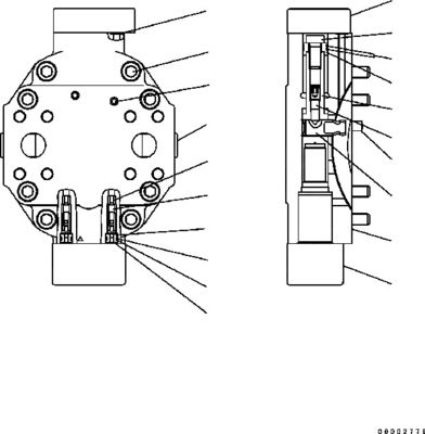 417-18-31201 417-18-31202 417-18-31203 Untuk Komatsu WHEEL LOADER WA200-5 WA200PT-5 Motor hidraulik HST PUMP