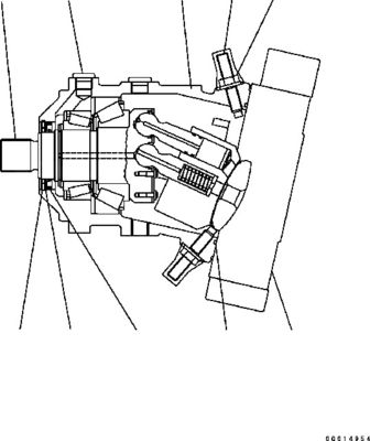 417-18-31201 417-18-31202 417-18-31203 Untuk Komatsu WHEEL LOADER WA200-5 WA200PT-5 Motor hidraulik HST PUMP