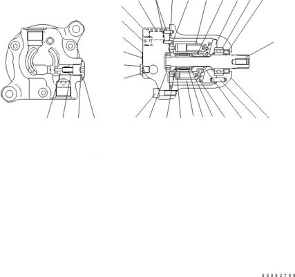 418-03-33241 4180333241 Untuk Komatsu Wheel Loaders WA100-5 WA150-5 WA200-5 WA270 Motor kipas hidrolik