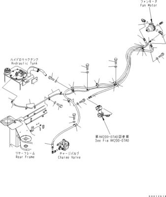 418-03-33241 4180333241 Untuk Komatsu Wheel Loaders WA100-5 WA150-5 WA200-5 WA270 Motor kipas hidrolik