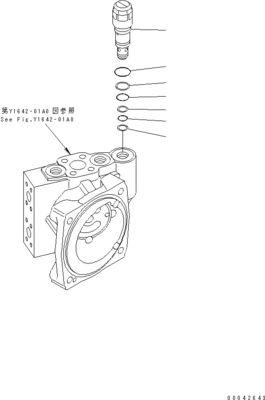 706-7H-01101 706-7H-12310 706-7H-01100 Untuk Komatsu buldoser D155AX-6 D155AX-7 Motor Hidraulik HST PUMP Pasca pasar