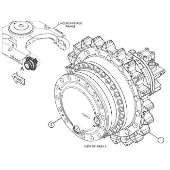 527-7077 511-6008 511-6009 untuk CAT Ekskavator 318F 320GC 323GC 325F Perakitan Perjalanan Final Drive Motor Perjalanan Asli