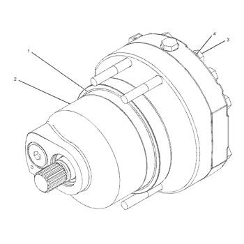 228-3238 20R6810 Untuk CAT 374D 374F Excavator Hydraulic Travel Motor
