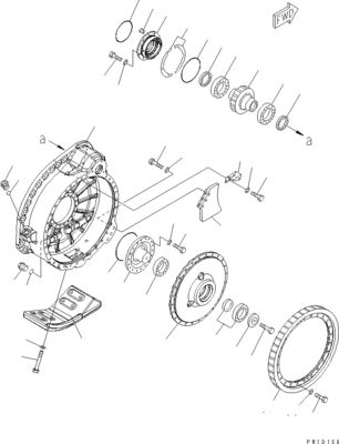 17M-27-00360 17M-27-00510 17M-27-00271 untuk Komatsu Bulldozer D275A-5D Perakitan Perjalanan Final Drive Motor Travel Asli