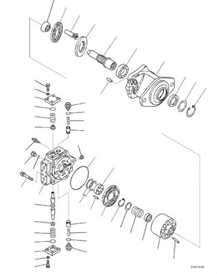 708-7F-00050 708-7F-11130 708-7L-04180 Untuk Komatsu D65EX-18EO D65EXI-18EO D65PX-18EO