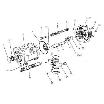 1094197 109-4197 CA1094197 0R7472 Untuk CAT 990 844 Wheel Loader Hydraulic Main Pump Piston Pump Pump ASSY PUMP GP-PISTON Pasar Selesai Kualitas tinggi Asli