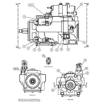 6E5052 CA6E5052 6E-5052 0R4933 untuk CAT 527, D5H, D5HTSK II TRAKTOR Tipe Jalur Pompa Utama Hidrolik Pompa Piston Pompa ASSY POMPA GP-PISTON Aftermarket Kualitas Tinggi Asli