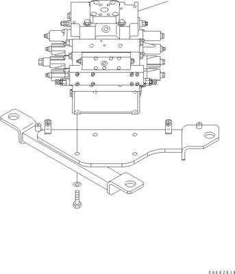 723-44-12100 723-44-12101 723-45-12101 723-45-12100 untuk Komatsu WA500-6 WA500-6R WHEEL LOADERS Katup Kontrol Utama Hidrolik Suku Cadang Mesin Konstruksi Aftermarket Kualitas Tinggi Asli