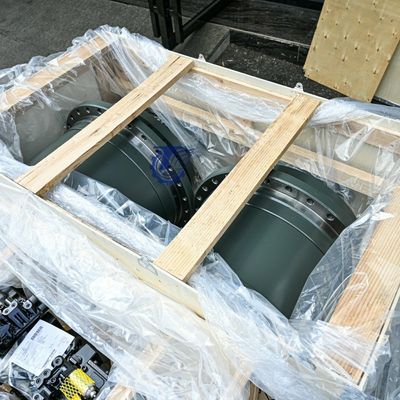 170401-00009 170401-00120 170401-00009H MZEB241E MZEB241E untuk DOOSAN DX500 DX500LC-9C DX520 EXCAVATOR PARTS TRAVEL ASSEMBLY FINAL DRIVE TM100 TRAVEL MOTOR TRAVEL GEARBOX AFTERMARKET ORIGINAL