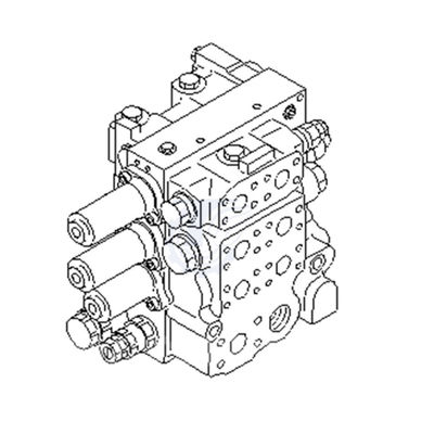 723-63-12101 723-63-12100 723-63-11104 Katup kontrol utama hidrolik untuk Komatsu D65E D65E-12 D85E D85ESS Excavator Wheel Loader Parts Aftermarket Asli
